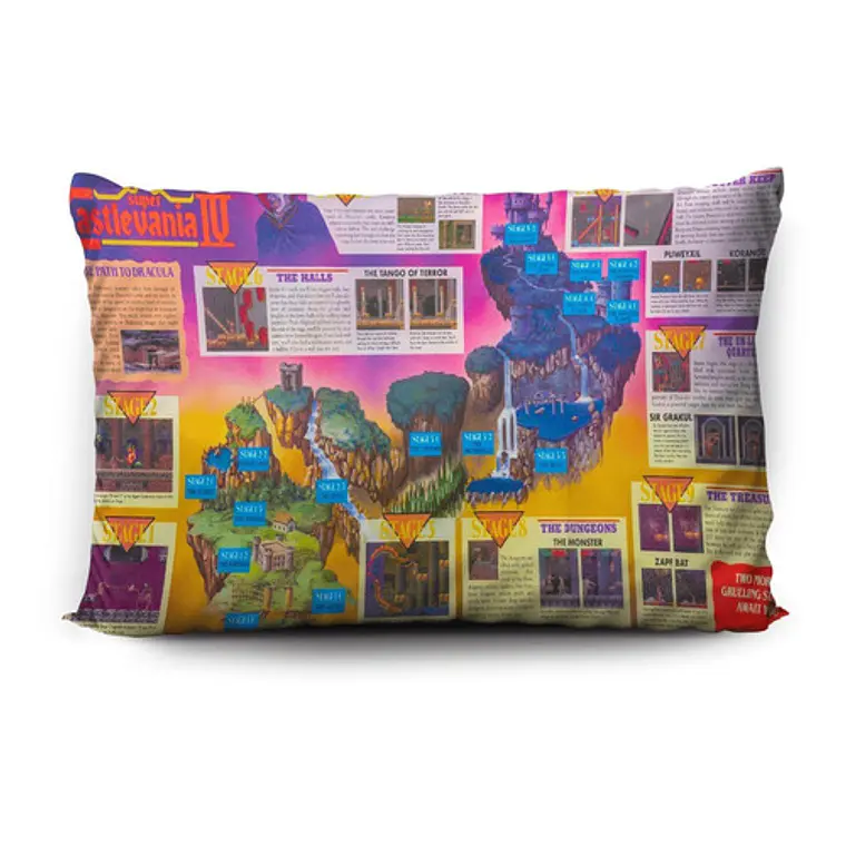 Funda De Almohada Super Castlevania Iv 70x45cm Vudú Love  2