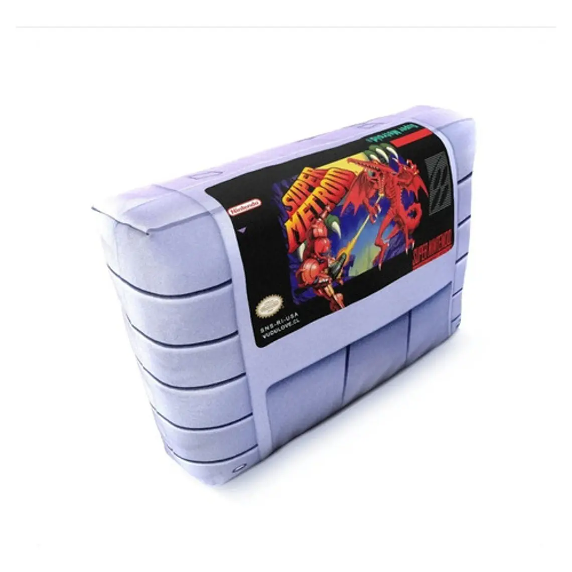 Cojín Super Nintendo Super Metroid 30x20cm Vudú Love 2