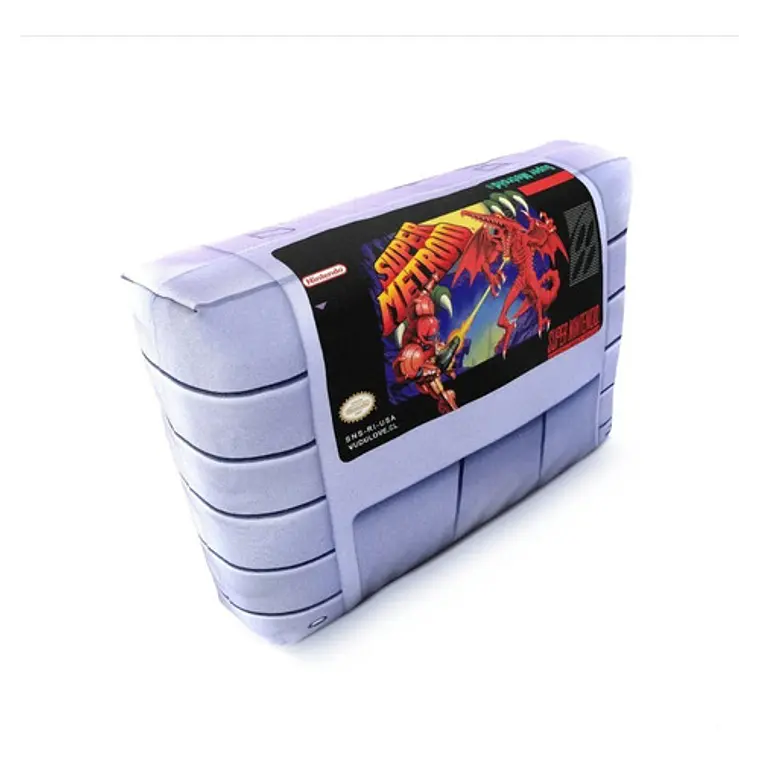 Cojín Super Nintendo Super Metroid 30x20cm Vudú Love 2