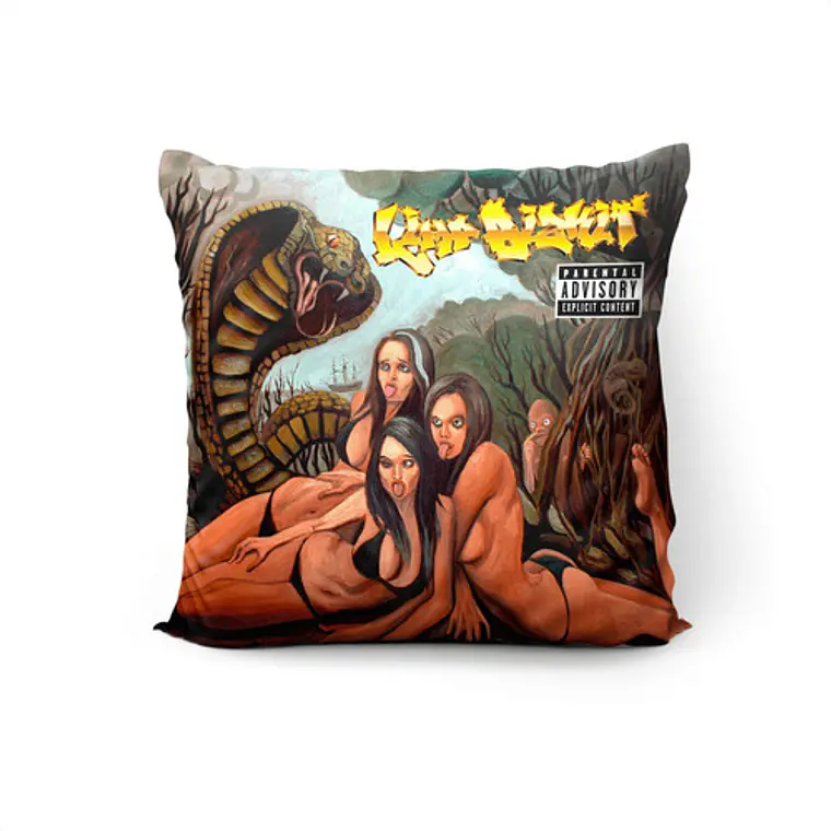 Cojín Limp Bizkit: Gold Cobra 45x45 Vudú Love 1