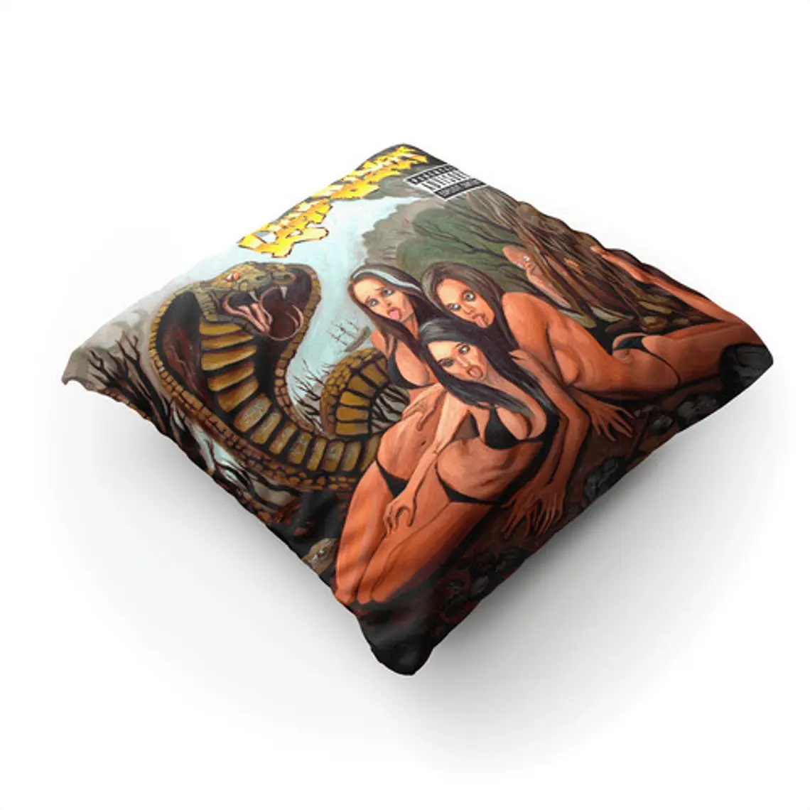 Cojín Limp Bizkit: Gold Cobra 45x45 Vudú Love 2