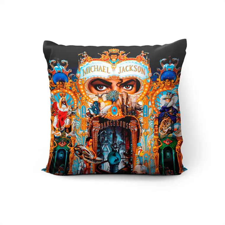 Cojín Michael Jackson Dangerous 45x45cm Vudú Love  1