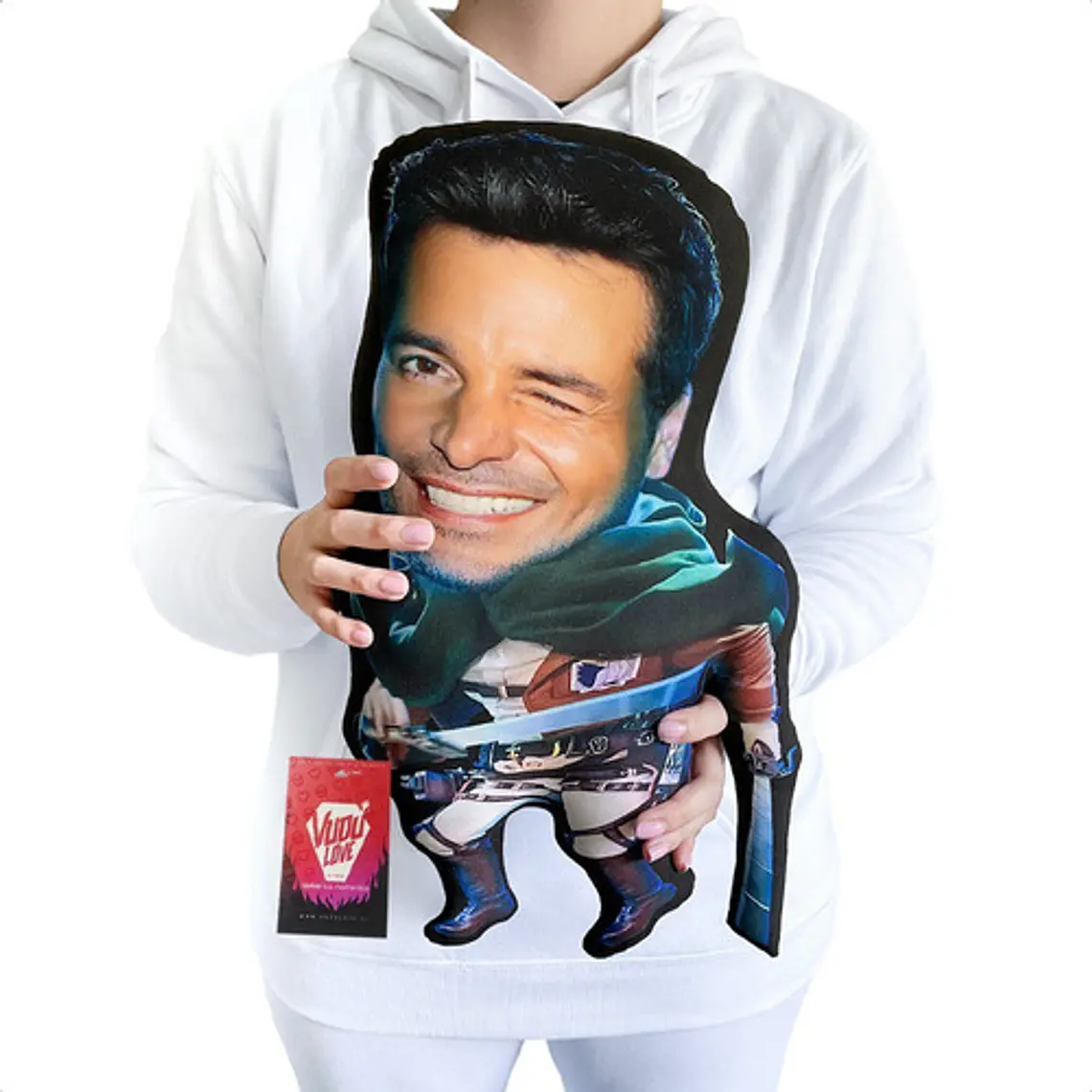 Cojín Chayanne “El Ackerman Chiquito” Attack On Titan 40cm Vudú Love 1