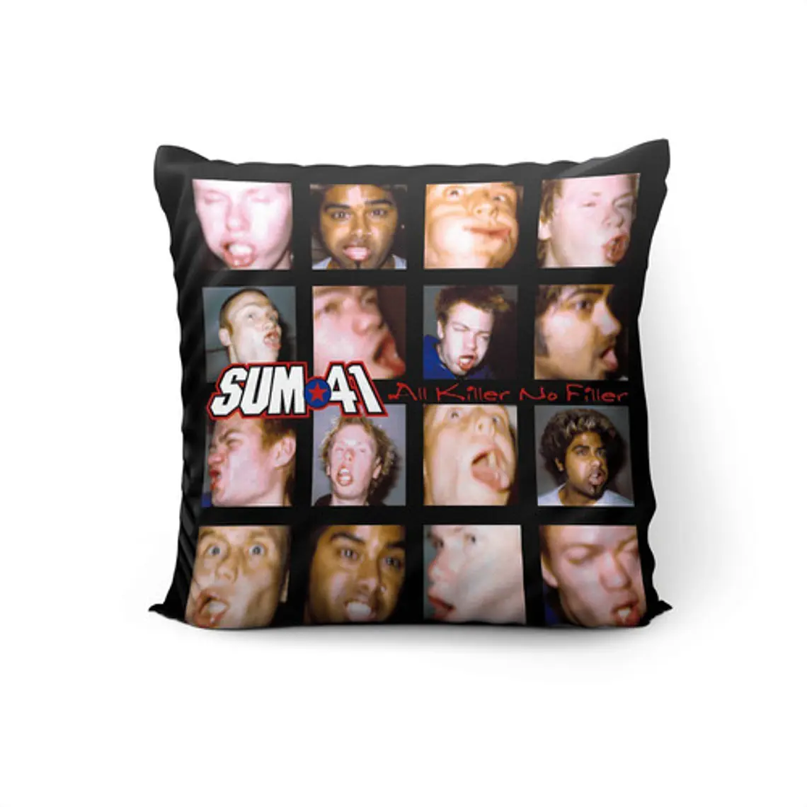 Cojín Sum 41: All Killer No Filler 45x45 Vudú Love 1