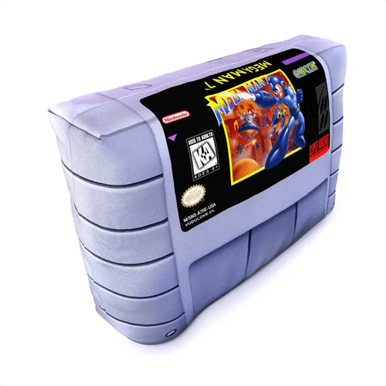 Cojín Snes Megaman 7 30x20cm Vudú Love 2