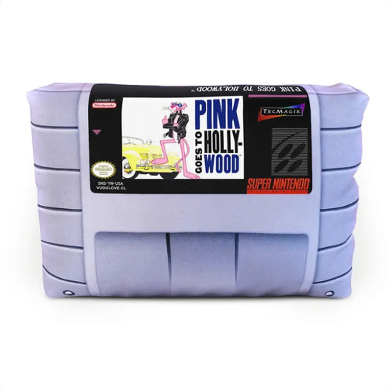 Cojín Snes Pink Goes To Hollywood 30x20cm Vudú Love 1