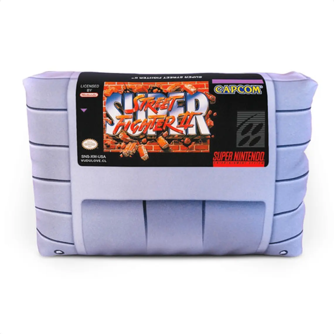 Cojín Snes Super Street Fighter 2 30x20cm Vudú Love 1