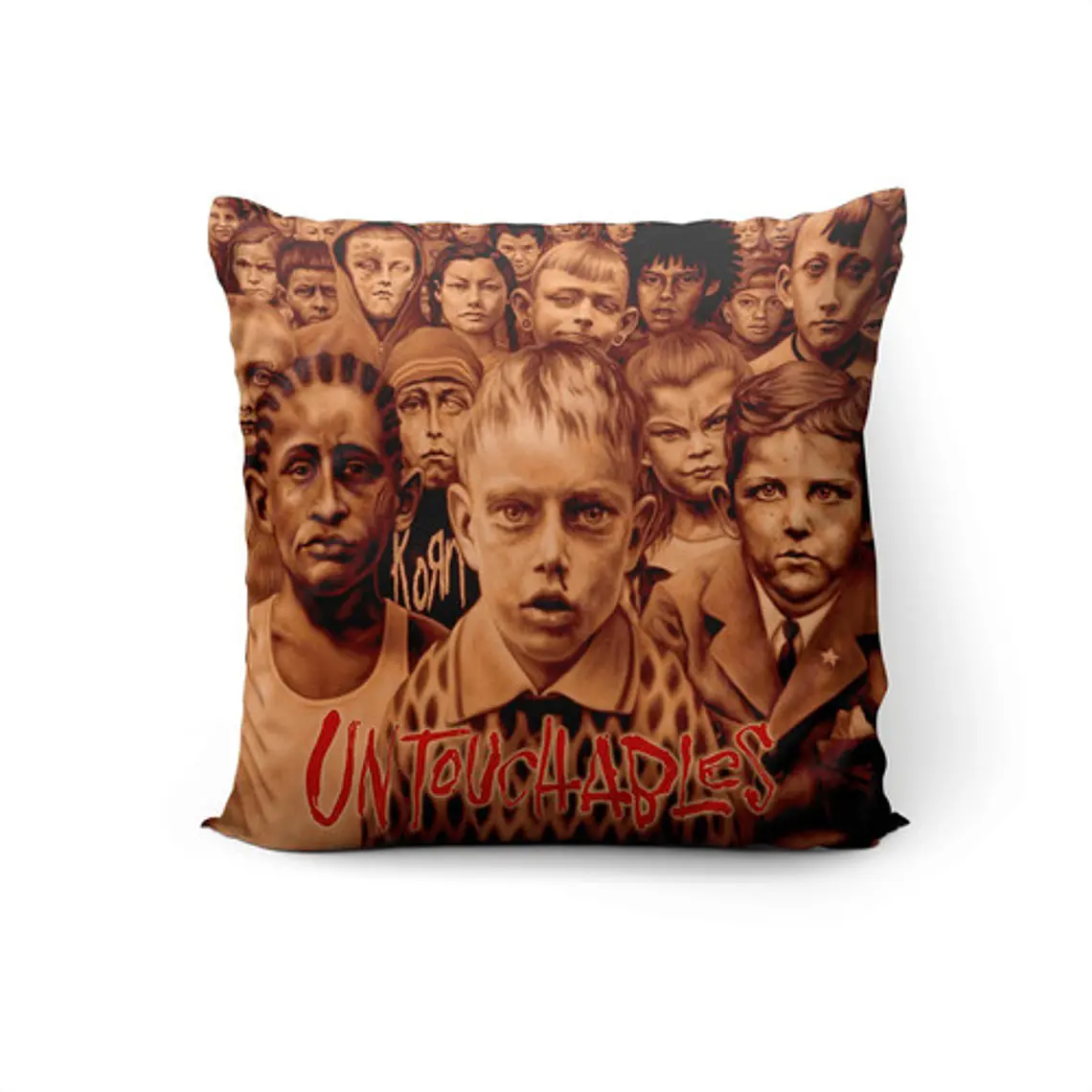 Cojín Korn: Untouchables 45x45cm Vudú Love 1