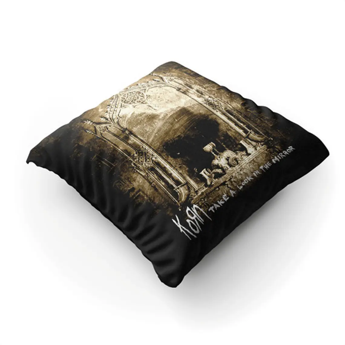 Cojín Korn: Take A Look In The Mirror 45x45cm Vudú Love 2