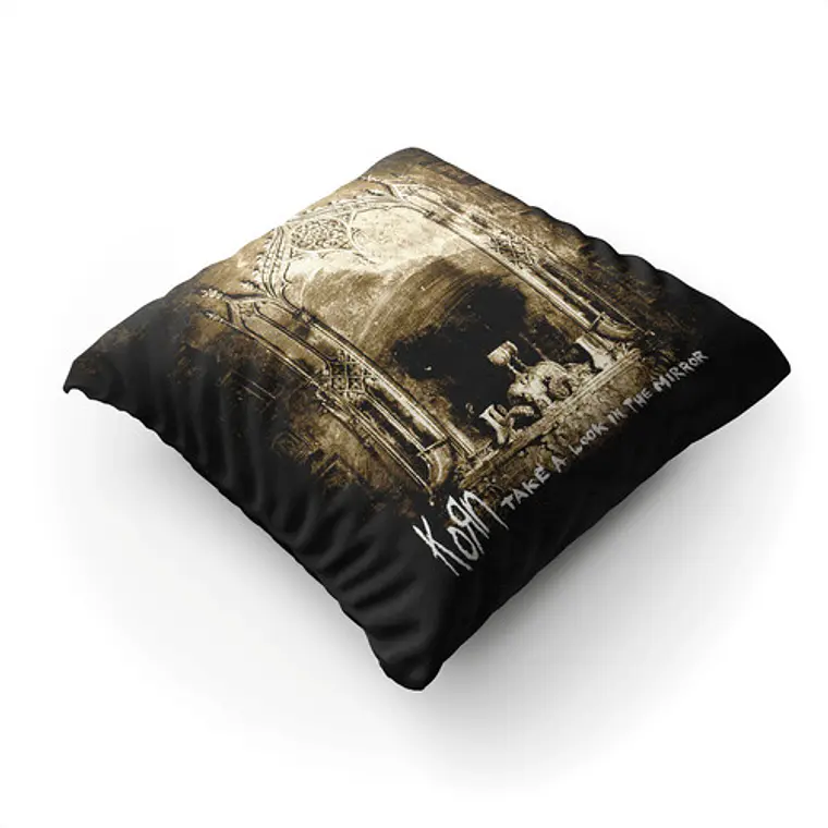 Cojín Korn: Take A Look In The Mirror 45x45cm Vudú Love 2