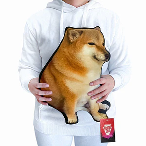 Cojín “El Cheems Chiquito” 40cm Vudú Love