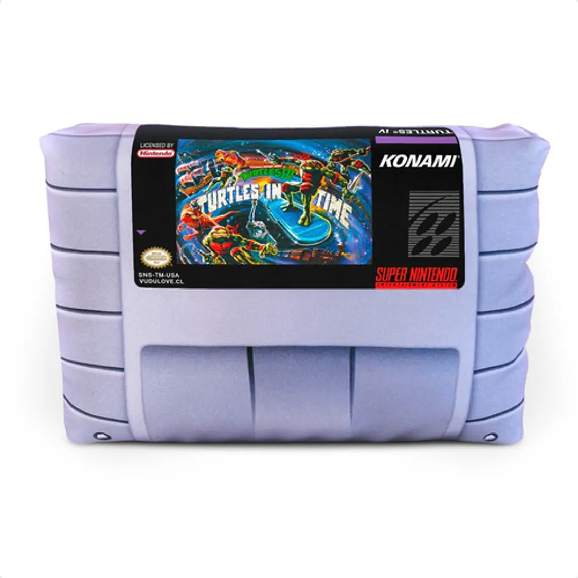 Cojín Snes Tmnt: Turtles In Time 30x20cm Vudú Love 1