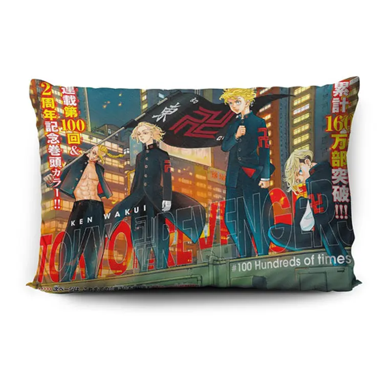 Funda De Almohada Tokyo Revengers 70x45cm Vudú Love  2