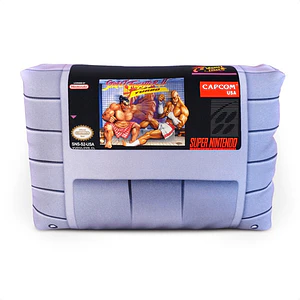 Cojín Snes Super Street Fighter 2 Turbo 30x20cm Vudú Love