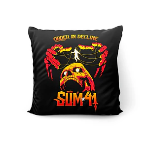 Cojín Sum 41: Order In Decline 45x45 Vudú Love