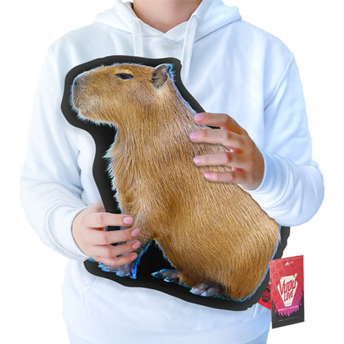 Cojín “El Capibara Chiquito” 40cm Vudú Love 1