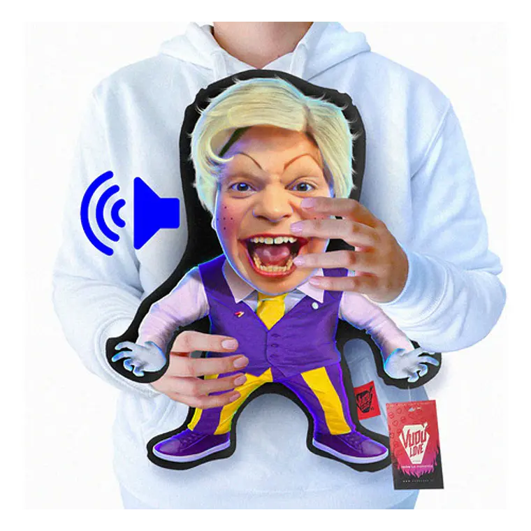 Cojín Popín Chiquito Oficial Con Sonido 40cm Vudú Love 1