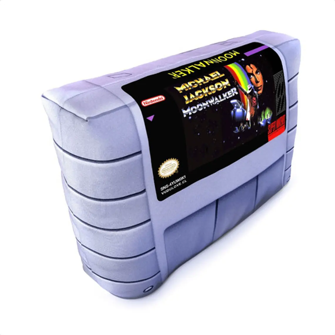 Cojín Snes Michael Jackson Moonwalker 30x20cm Vudú Love 2