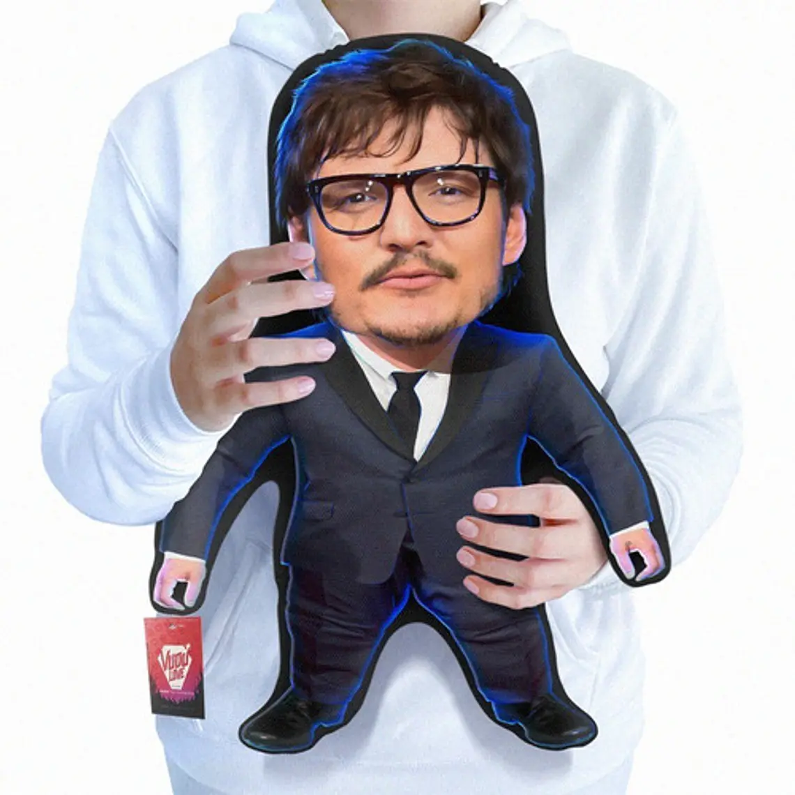 Cojín Pedro Pascal “El Daddy Chiquito” 40cm Vudú Love 1