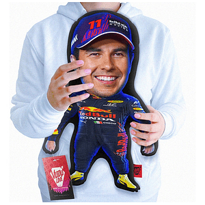 Cojín Checo Perez “El Checo Chiquito” F1 40cm Vudú Love