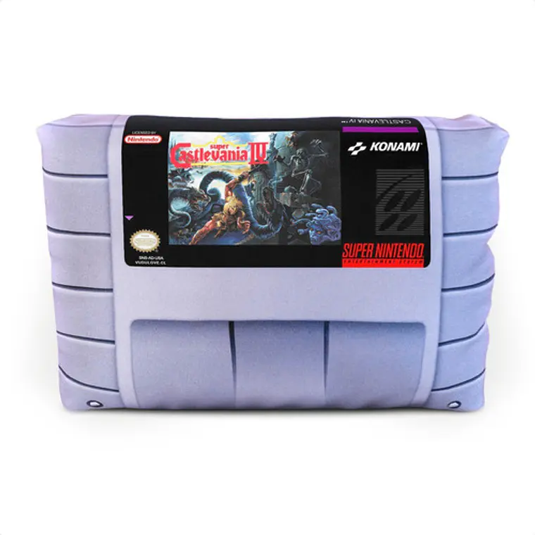 Cojín Snes Super Castlevania Iv 30x20cm Vudú Love 1