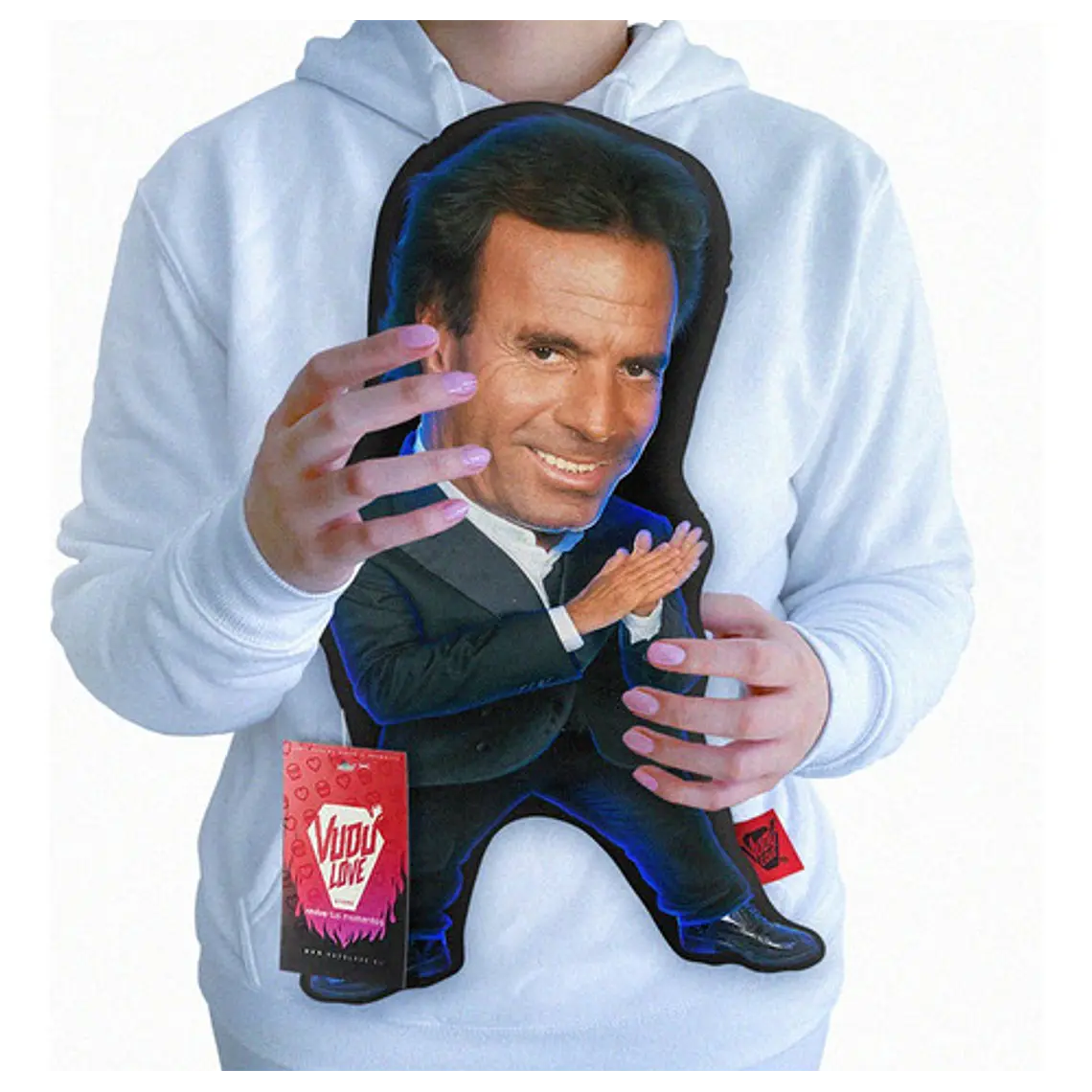 Cojín Julio Iglesias “El Julio Chiquito” 40cm Vudú Love 1