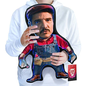 Cojín Pedro Pascal “El Pascal Bros Chiquito” 40cm Vudú Love