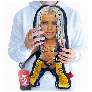 Cojín Cristina Aguilera “La Xtina Chiquita” 40cm Vudú Love