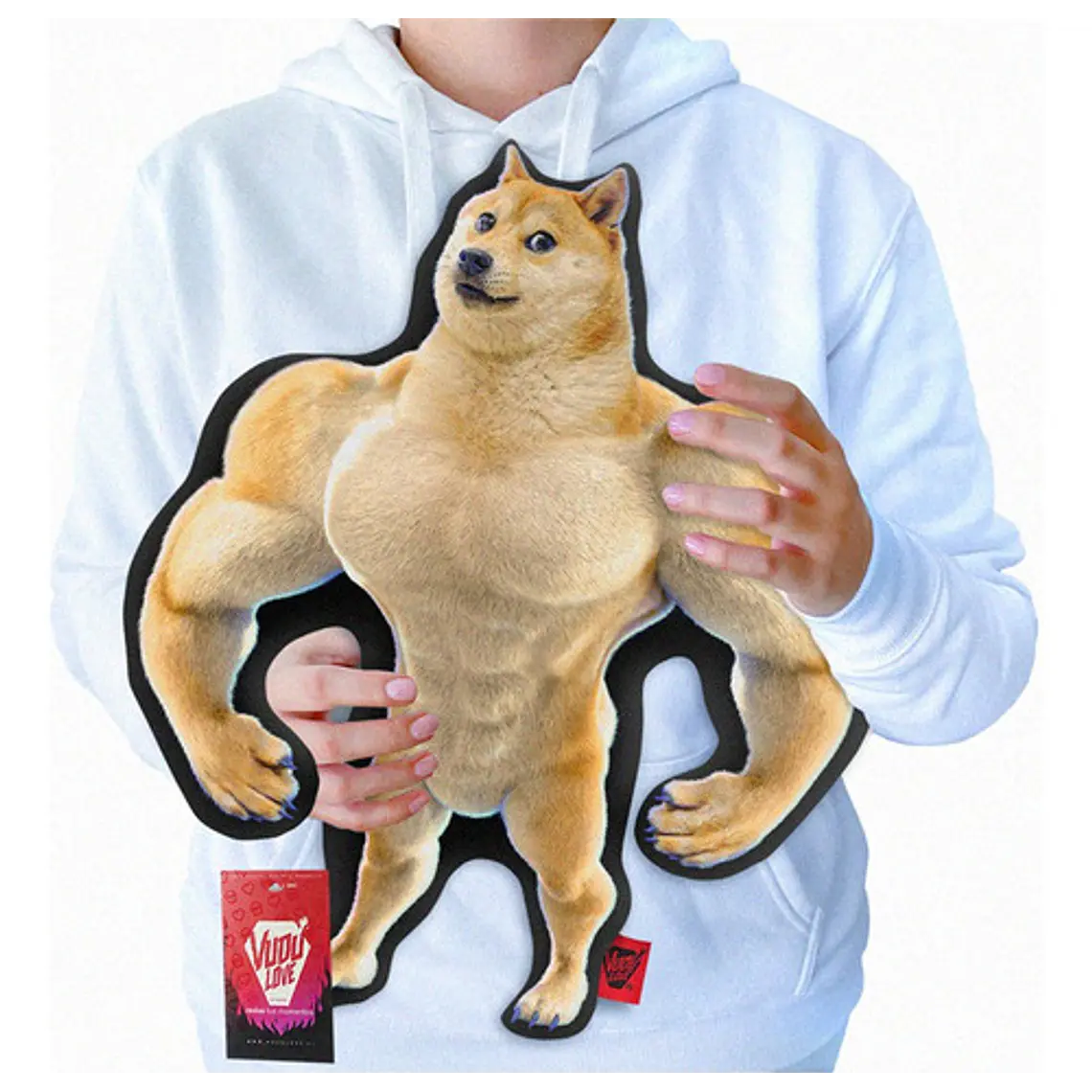 Cojín Cheems “El Dogo Mamadisimo Chiquito” 40cm Vudú Love 1