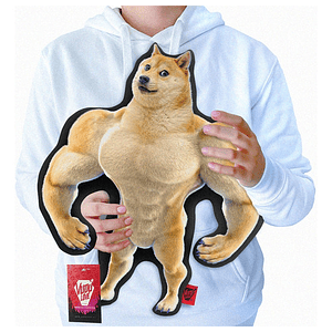 Cojín Cheems “El Dogo Mamadisimo Chiquito” 40cm Vudú Love