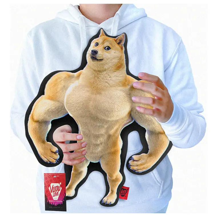 Cojín Cheems “El Dogo Mamadisimo Chiquito” 40cm Vudú Love 1