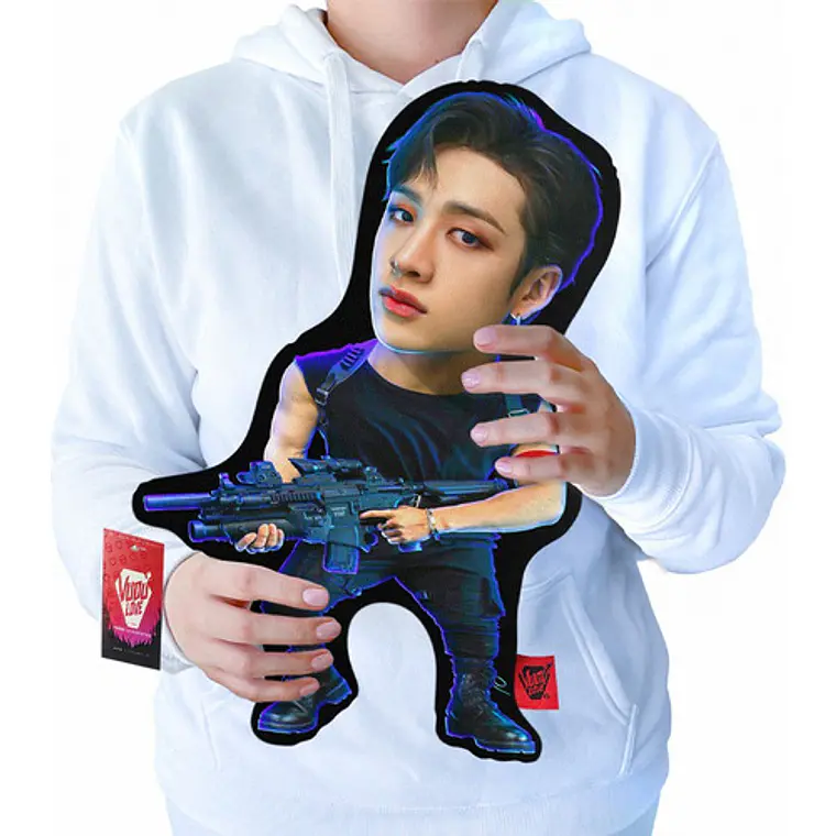 Cojín Bang Chan Stray Kids “El Banchan Chiquito” 40cm Vudú Love 1