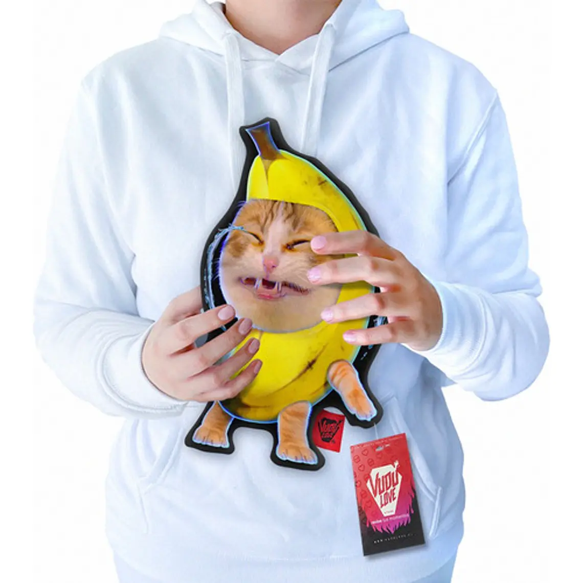 Cojín Sad Cry Banana Cat Chiquito Chiquito 15cm Vudú Love 1