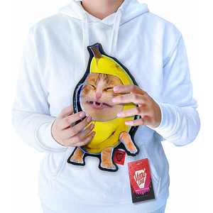 Cojín Sad Cry Banana Cat Chiquito Chiquito 15cm Vudú Love