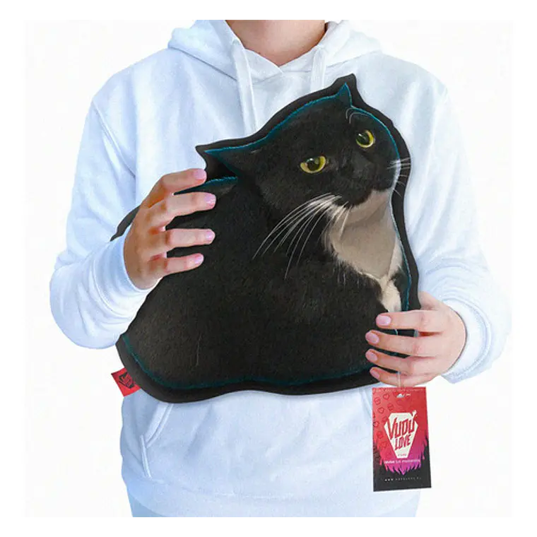 Cojín Gato “El Maxwell Chiquito” 40cm Vudú Love 1