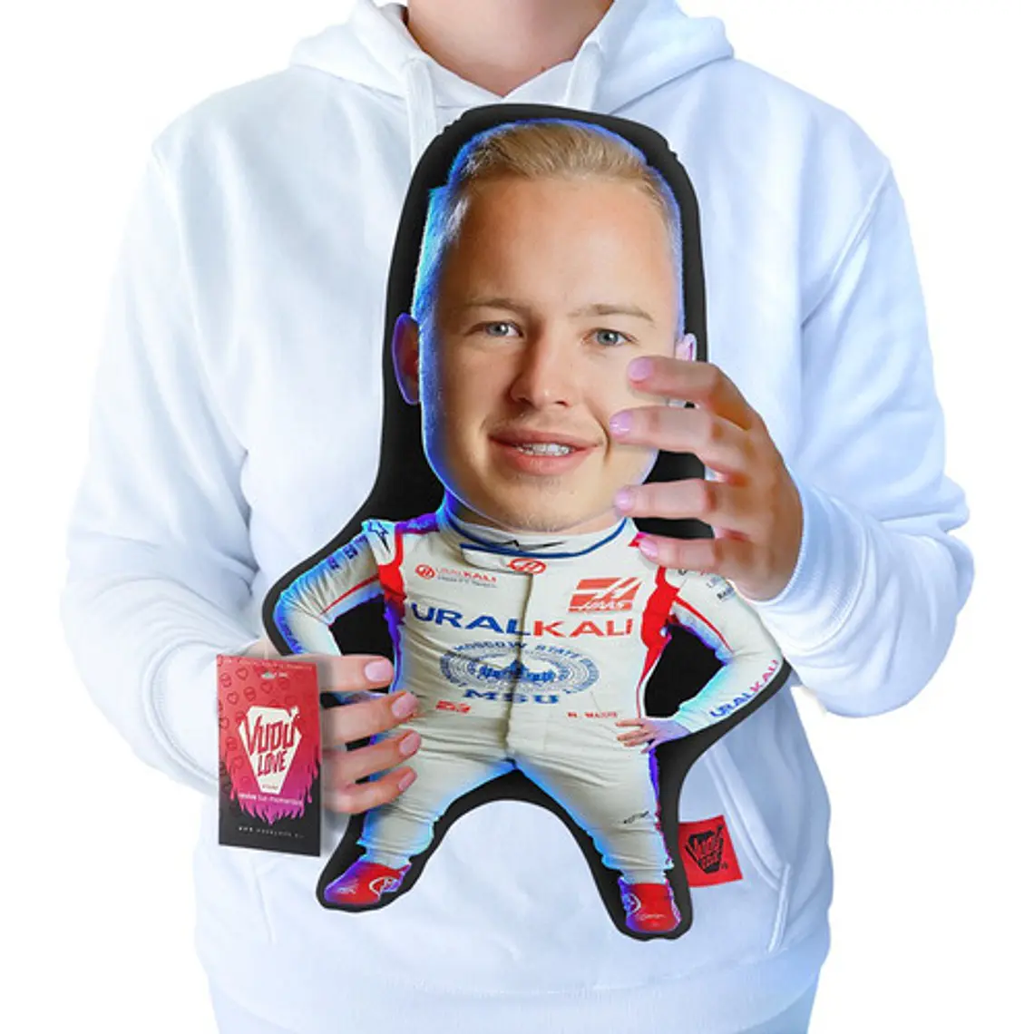 Cojín Nikita Mazepin “El Nikita Chiquito” F1 40cm Vudú Love 1