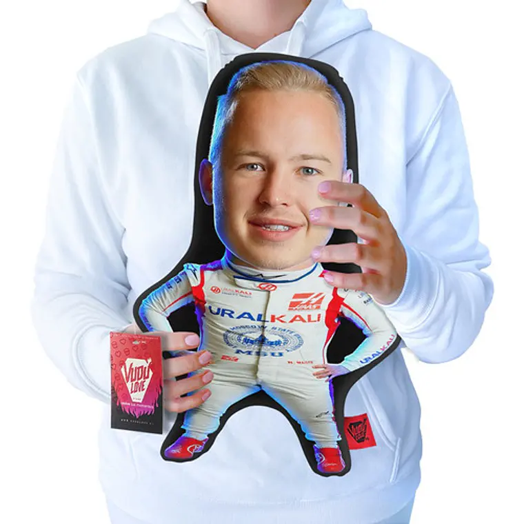 Cojín Nikita Mazepin “El Nikita Chiquito” F1 40cm Vudú Love 1