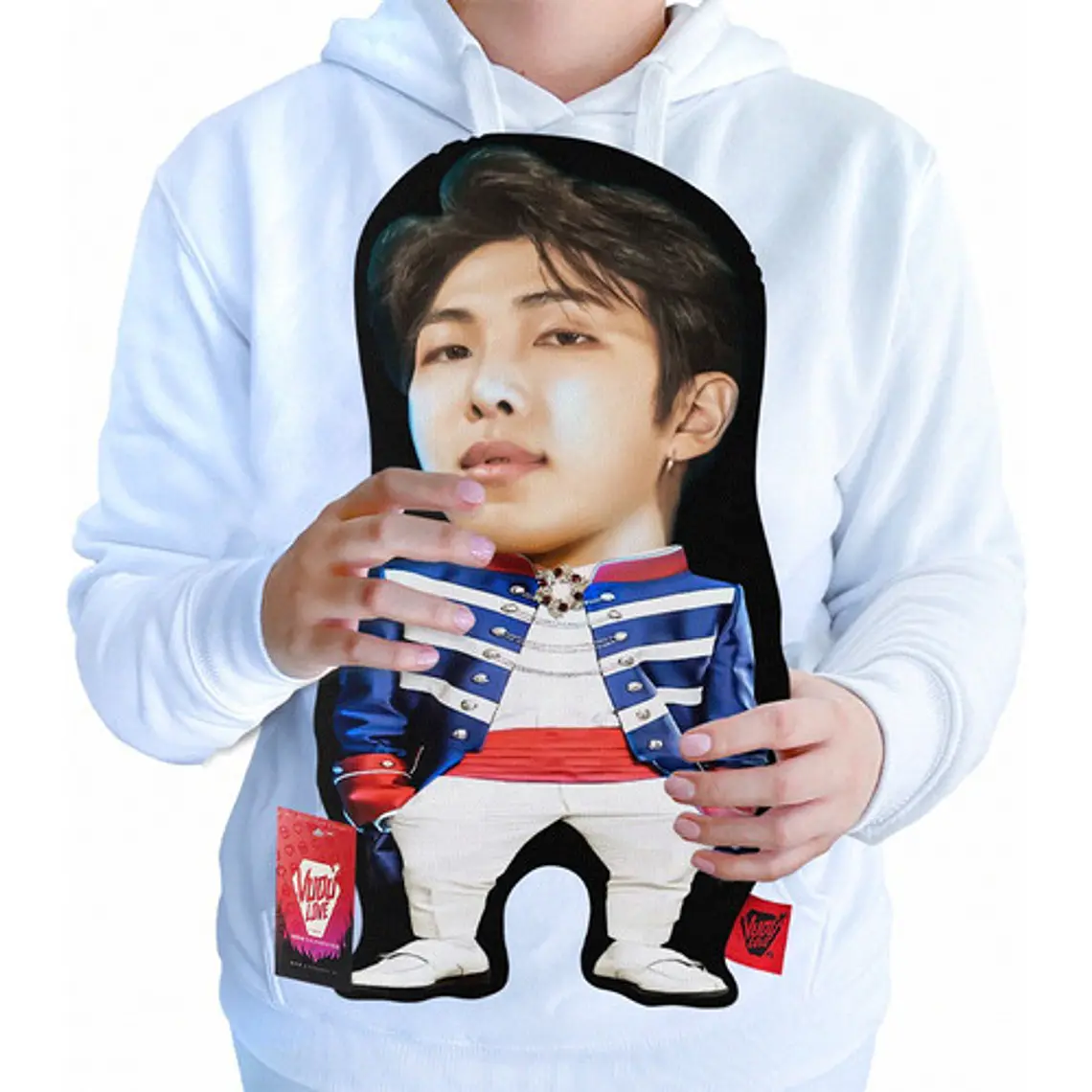 Cojín Rap Monster Rm Bts K-pop “El Ramonster Chiquito” 40x30cm Vudú Love 1