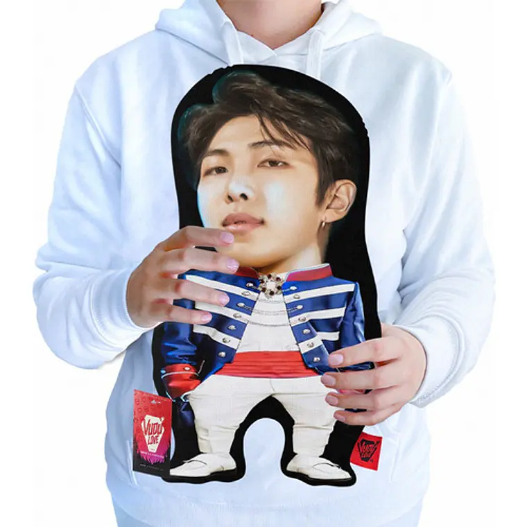 Cojín Rap Monster Rm Bts K-pop “El Ramonster Chiquito” 40x30cm Vudú Love 1