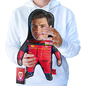 Cojín Carlos Sainz Jr. “El Sainz Chiquito” F1 40cm Vudú Love