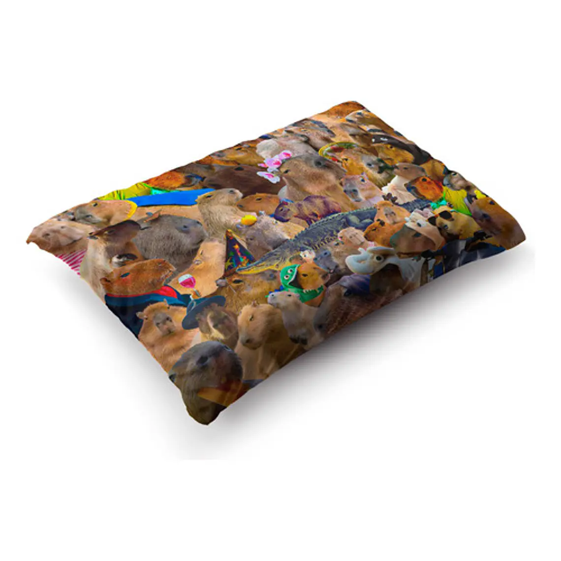 Funda De Almohada Carpincho Capibara Meme 70x45cm Vudú Love 2