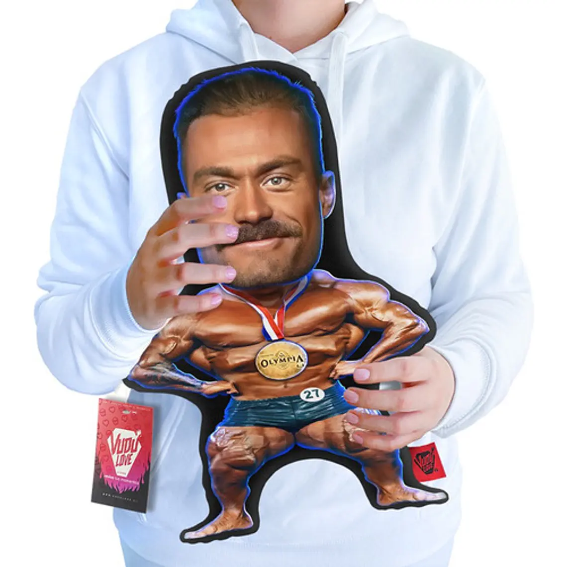 Cojín Chris Bumstead “El Cbum Chiquito” Vudú Love 1