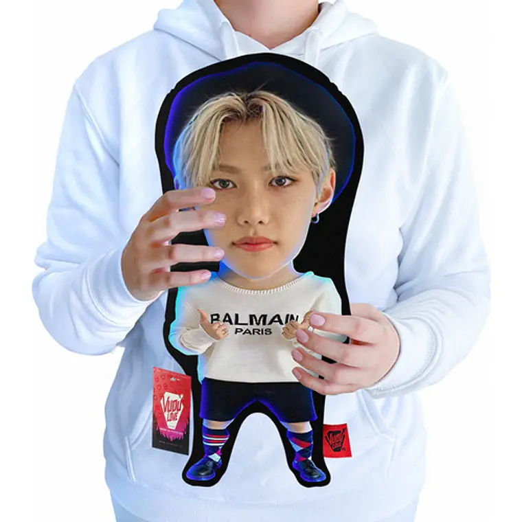 Cojín Felix Stray Kids K-pop “El Felix Chiquito” 40x30cm Vudú Love 1