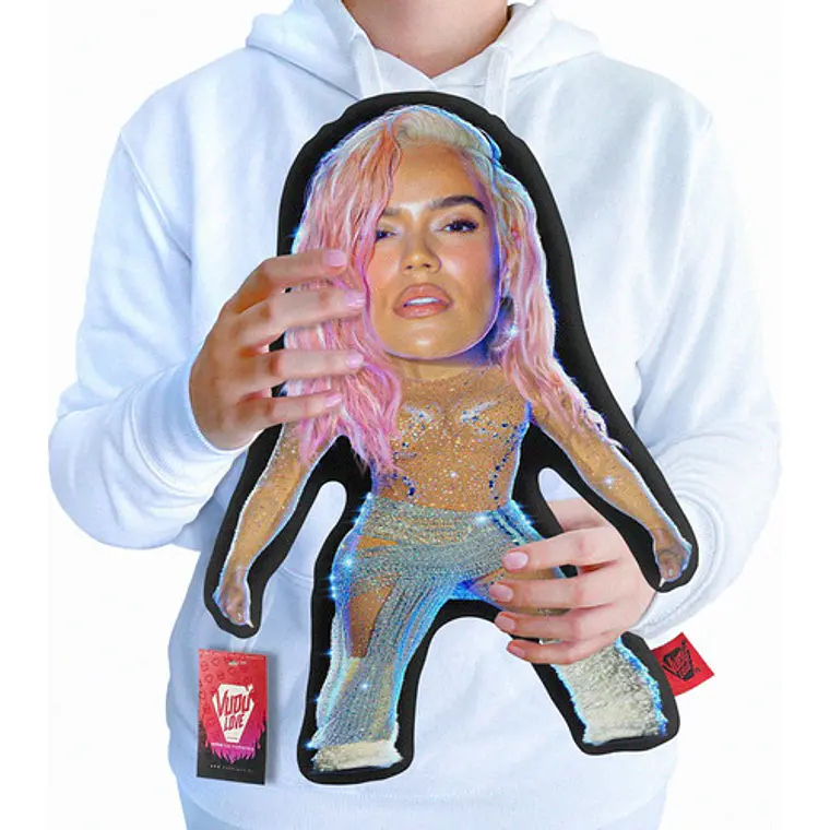 Cojín Karol G “La Bichota Chiquita” 40cm Vudú Love 1