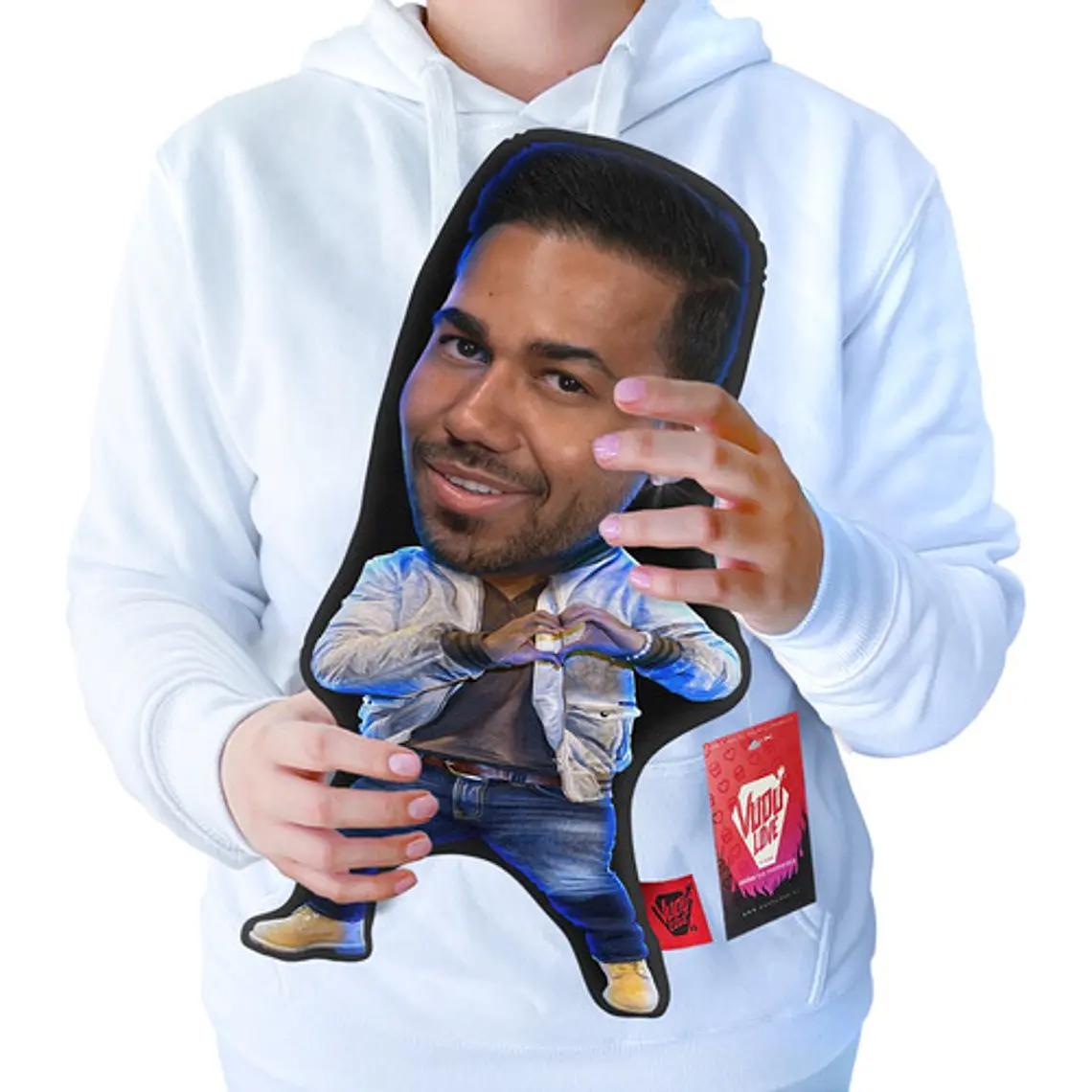 Cojín Romeo Santos “El Aventura Chiquito 40cm Vudú Love 1