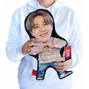 Cojín Peluche J-hope Bts K-pop “El J-hope Chiquito” 40cm Vudú Love