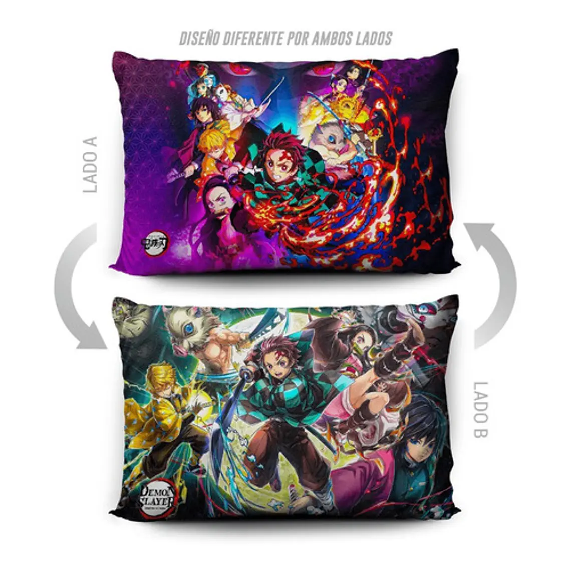 Funda Demon Slayer: Kimetsu No Yaiba 70x45cm Vudú Love  5