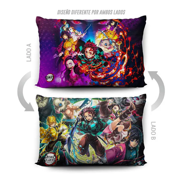 Funda Demon Slayer: Kimetsu No Yaiba 70x45cm Vudú Love  5