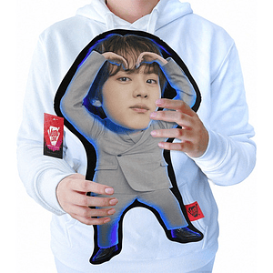 Cojín Peluche Jin Bts K-pop Chiquito 40x30cm Vudú Love