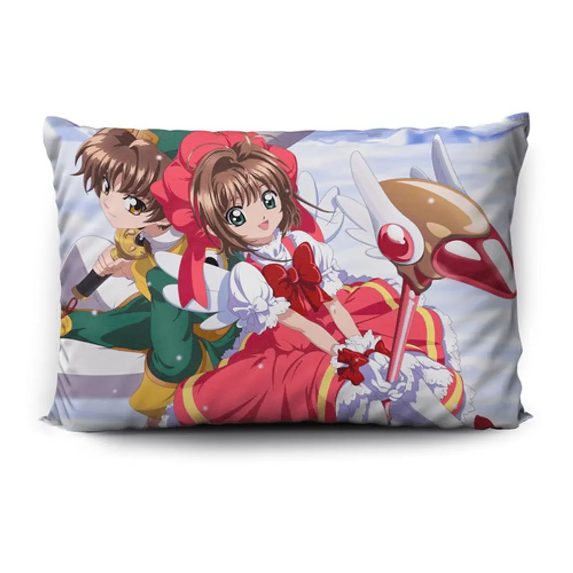 Funda De Almohada Sakura Card Captor 70x45cm Vudú Love 1